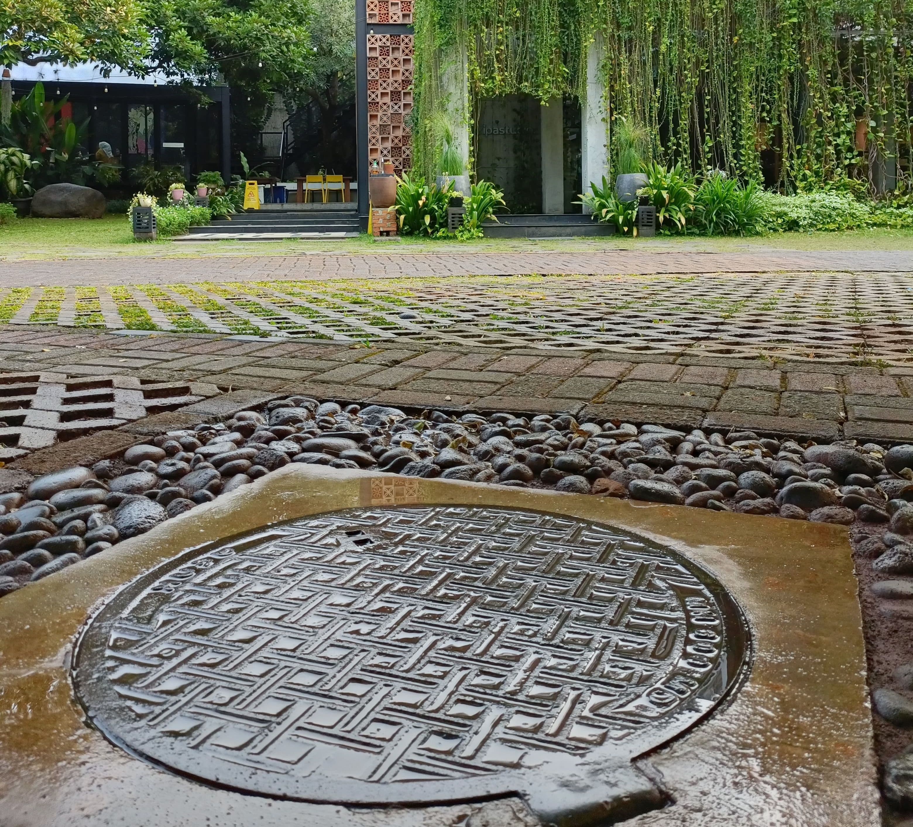 We treat our waste water and reuse them for our gardens